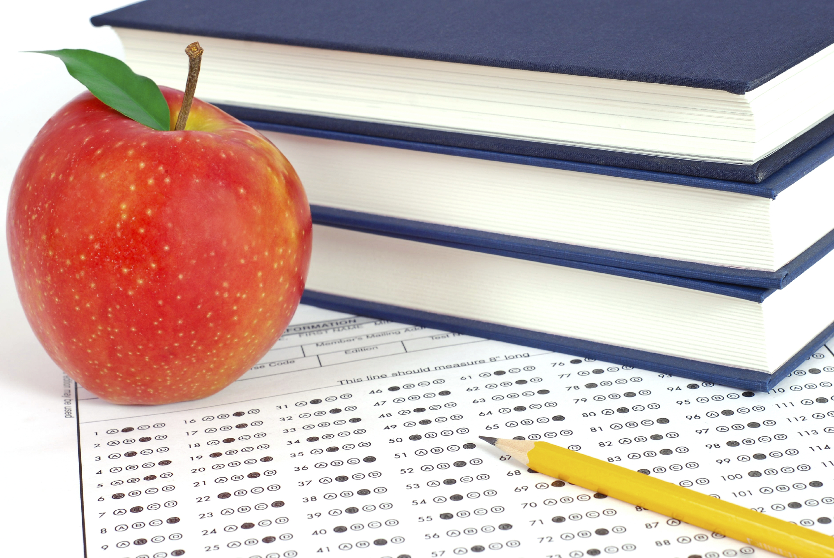 Standardized tests changes apple and pencil bubble tests