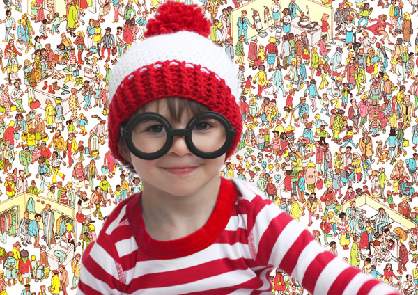 DIY Where's Waldo Halloween costume for kids by Repeat Crafter Me