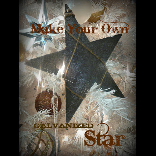 Make your own Christmas star