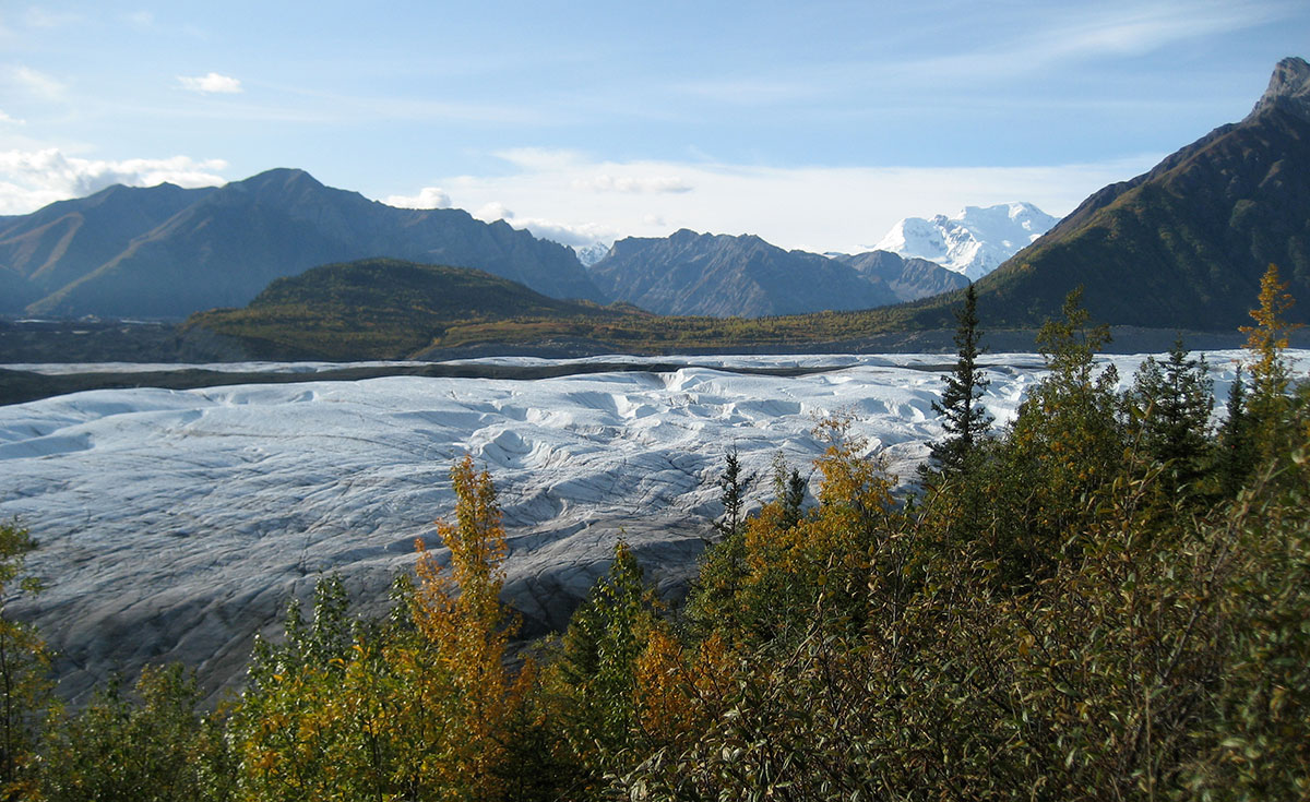 Alaska scenery and glacier