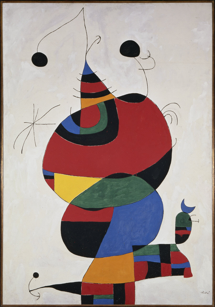 Woman, Bird and Star (Homage to Picasso), Joan Miró