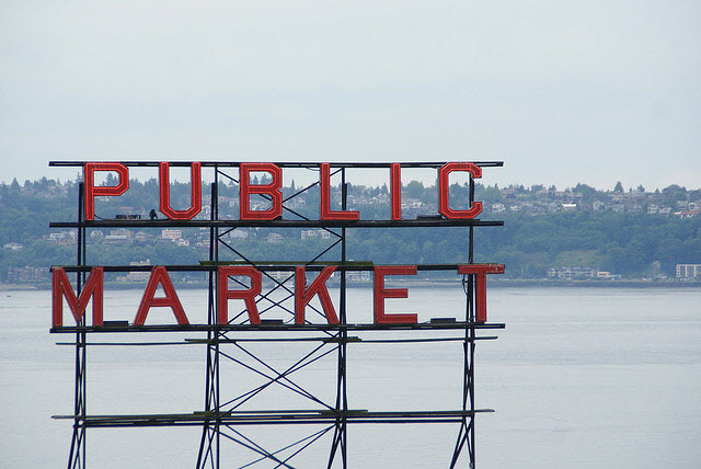Pike Place market, David Baron/flickr