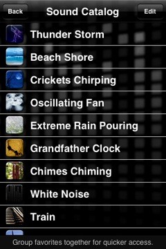 White Noise Lite iPhone app White Noise Lite iPhone app