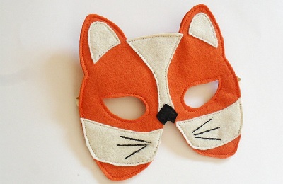 Felt Fox Mask by BHB Kidstyle on Etsy