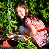Tips for gardening with kids