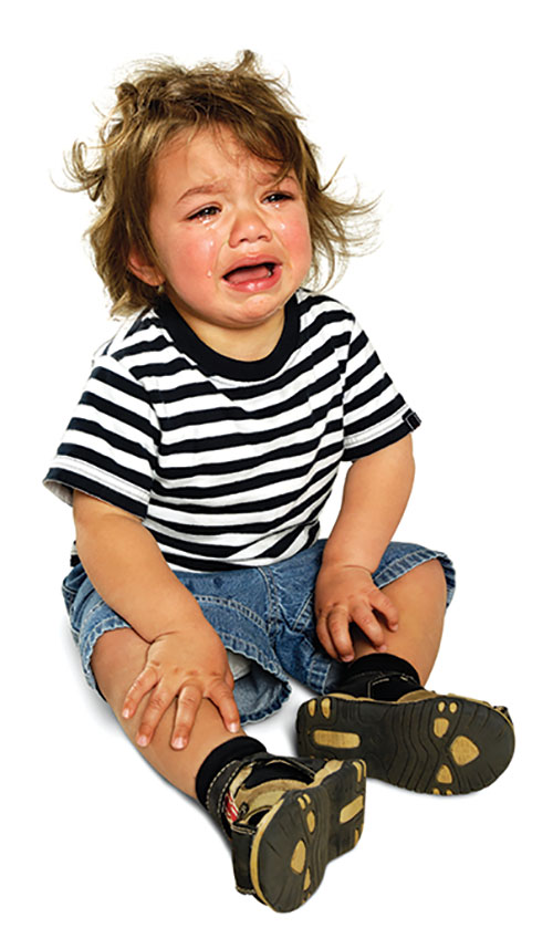 Toddler boy crying tantrum tears sad child sitting upset
