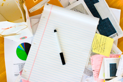Tips for reducing paper in your home