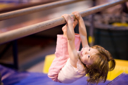 little girl gymnast