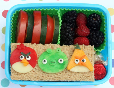 Angry Birds bento box lunch by Bento-logy