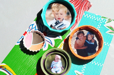 Christmas homemade magnets by I Love to Create