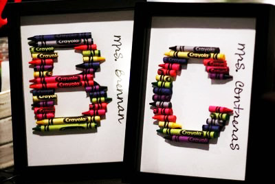 Crayon monogrammed pictures by Testosterone Times Three