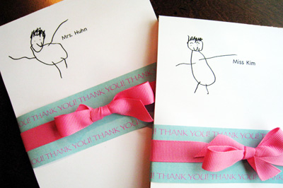 Personalized homemade teacher's notepad by 4 Crazy Kings