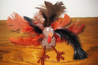 Thanksgiving clay turkey by 4 Crazy Kings