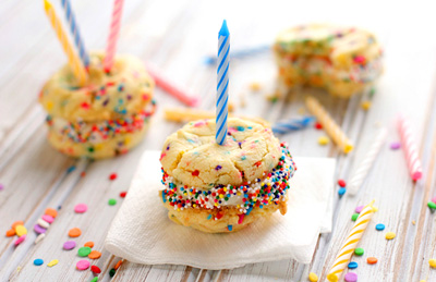 Birthday cake cookies by Spearmint Baby