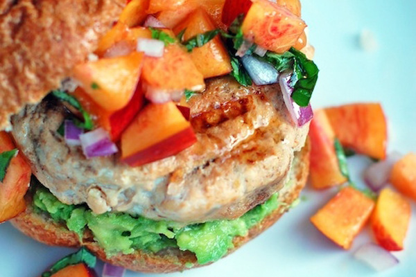 Chipotle turkey burgers by Pinch of Yum