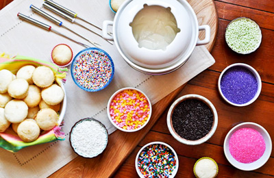 Cupcake fondue by How Sweet It Is
