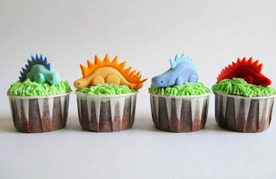 Dinosaur birthday cupcakes by A Baked Creation