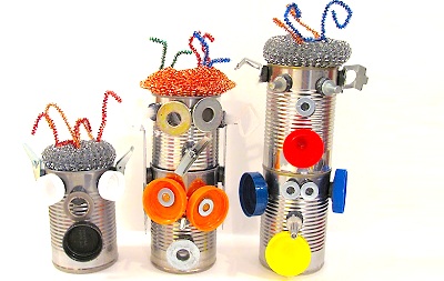 Father's Day Metal Robots by The Chocolate Muffin Tree