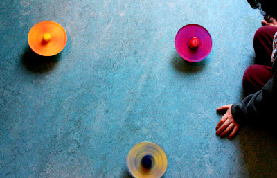 CD color spinners for kids by Mama's Little Muse