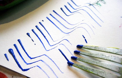DIY painting station for kids by NurtureStore