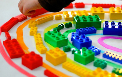 DIY rainbow activity by Quirky Momma