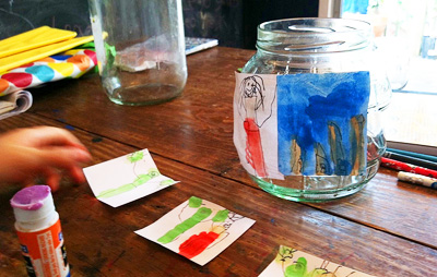 Homemade story lanterns by Mamascout