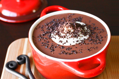 Valentine's Day chocolate soup by Sprinkle Bakes