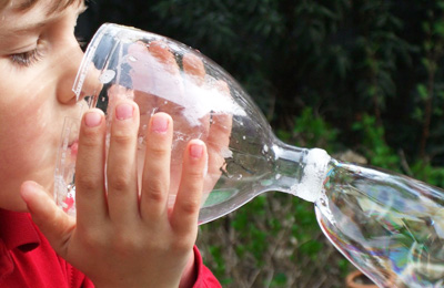 Earth Day bubbles by Acorn Pies