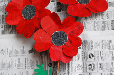 Earth Day poppies by That Artist Woman