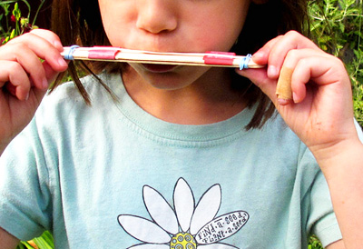 Homemade harmonicas for kids by Maya*Made