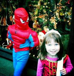 Spiderman and the princess Halloween Costumes