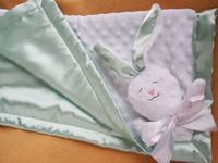 Bunny security blanket by Etsy's BBs for Babies