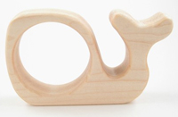 All-natural wooden teether by Etsy's Wood Working Crafts