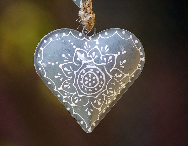 Mexican heart ornament
