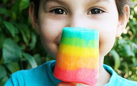 rainbow pops from sandy toes and popsicles blog