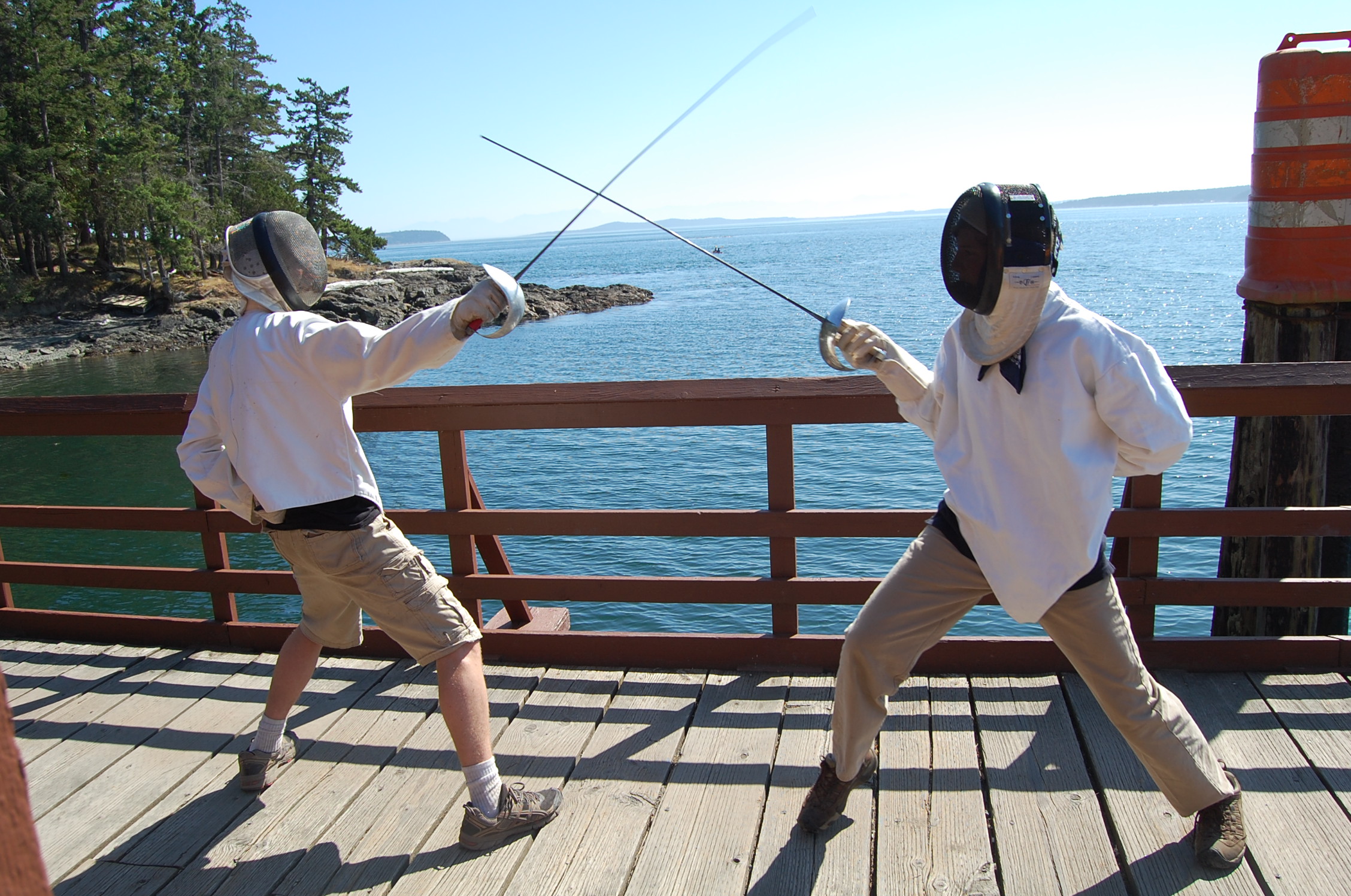 fencing at canoe island french camp