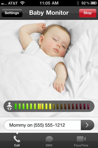 Baby Monitor iPhone app