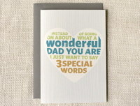 Father's Day card from Wit and Whistle on Etsy