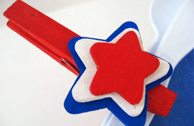 4th of July star clip by Skip to My Lou
