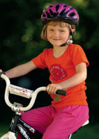 Girl on bike