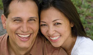 Smiling couple