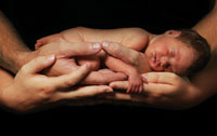 Sleeping newborn