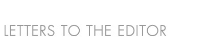 Letters to the Editor
