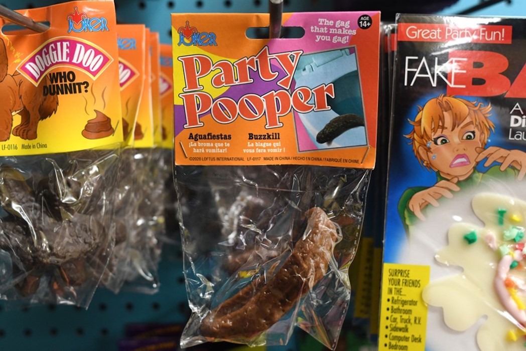 Archie McPhee's fake poop is a fun product for practical jokes