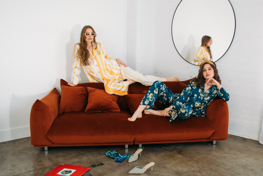 "Silkin pajama sets by Seattle designer Hoa Tran"