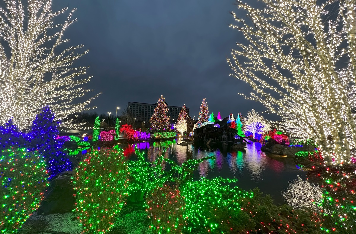Seattle holiday light shows include Tulalip Lights and Ice at Quil Ceda Village in Tulalip Marysville