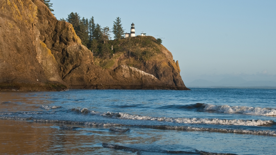 "Lighthouse at Cape Disappointment"