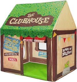 "Clubhouse for summer fun in the yard"