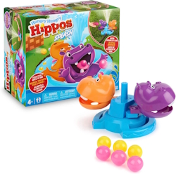 "Hungry hungry hippo sprinkler for summer fun in the yard"