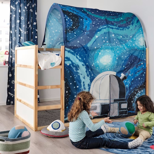 "Kura space bed tent for kids from Ikea"